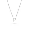 Beaverbrooks Silver Petite Initial P Necklace