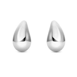 Beaverbrooks Silver Teardrop Stud Earrings