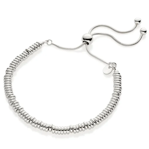 Beaverbrooks Silver Toggle Bracelet