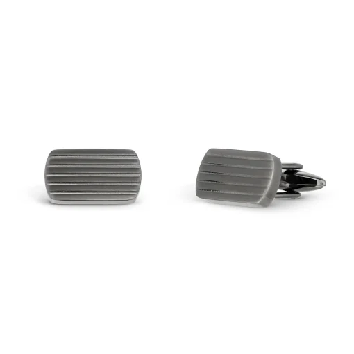Beaverbrooks Stainless Steel Men’s Cufflinks