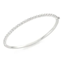 Beaverbrooks Starlit 18ct White Gold Diamond Bangle