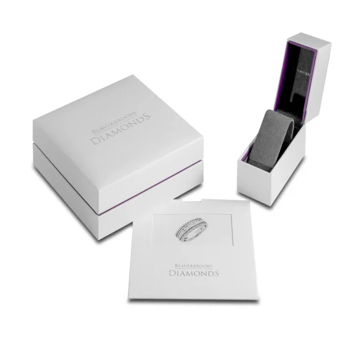Beaverbrooks Starlit 18ct White Gold Diamond Bangle
