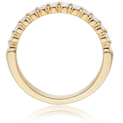 Beaverbrooks Starlit 18ct Yellow Gold Diamond Wedding Ring
