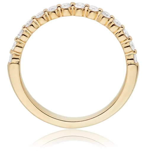 Beaverbrooks Starlit 18ct Yellow Gold Diamond Wedding Ring