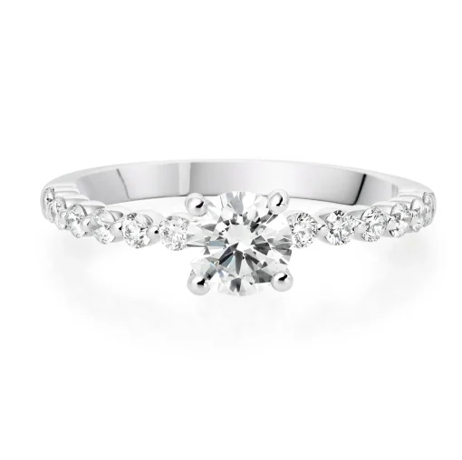 Beaverbrooks Starlit Platinum Diamond Solitaire Ring