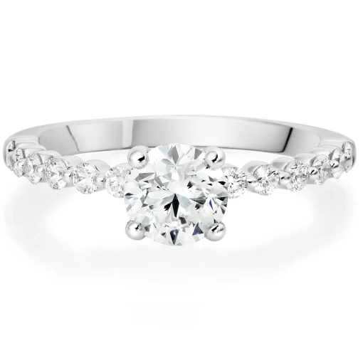 Beaverbrooks Starlit Platinum Diamond Solitaire Ring
