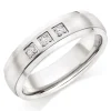 Beaverbrooks Titanium Diamond Men's Ring