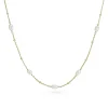 Beaverbrooks Yellow Gold Plated Freshwater Cultured Pearl Necklace