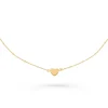 Beaverbrooks Yellow Gold Plated Heart Anklet