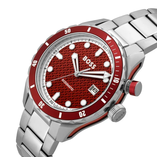 BOSS BOSSMATIC 42mm Stainless Steel Hybrid Automatic Men’s Watch