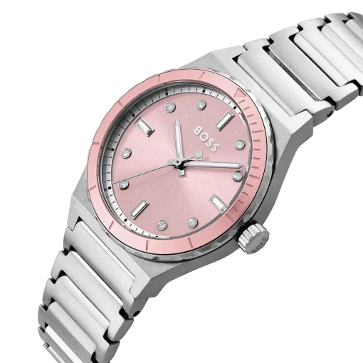 BOSS Candor 32mm Stainless Steel Crystal Ladies Watch