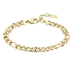 BOSS Double B Yellow Gold Plated Bracelet