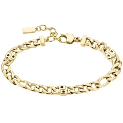 BOSS Double B Yellow Gold Plated Bracelet