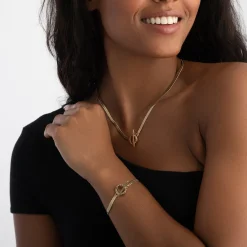 BOSS Gold Tone Ladies Necklace