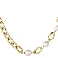 BOSS Gold Tone Pearl Necklace