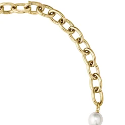 BOSS Gold Tone Pearl Necklace