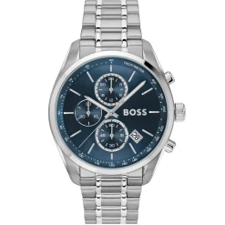 BOSS Grand Prix 44.5mm Stainless Steel Chronograph Men’s Watch