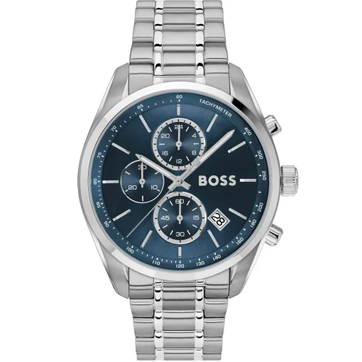 BOSS Grand Prix 44.5mm Stainless Steel Chronograph Men’s Watch