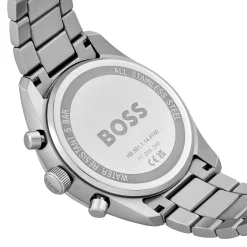 BOSS Grand Prix 44.5mm Stainless Steel Chronograph Men’s Watch