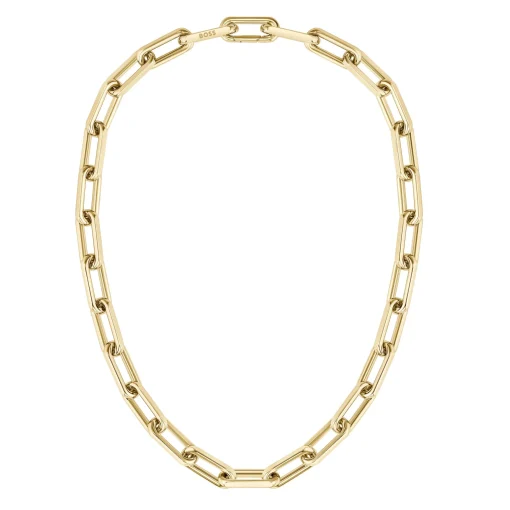 BOSS Halia Yellow Gold Plated Necklace