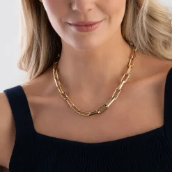 BOSS Halia Yellow Gold Plated Necklace