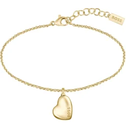BOSS Honey Heart Yellow Gold Plated Bracelet