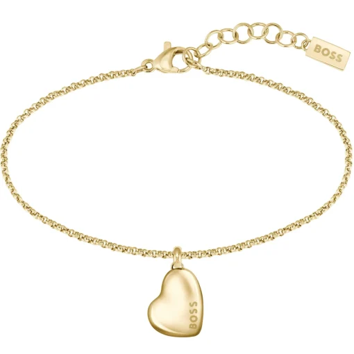 BOSS Honey Heart Yellow Gold Plated Bracelet