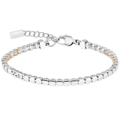 BOSS Kassy Silver Crystal Tennis Bracelet