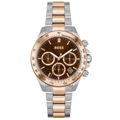 BOSS Novia 38mm Stainless Steel and Rose Gold Tone Ladies Watch