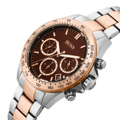 BOSS Novia 38mm Stainless Steel and Rose Gold Tone Ladies Watch