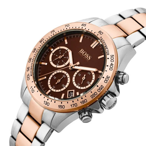 BOSS Novia 38mm Stainless Steel and Rose Gold Tone Ladies Watch