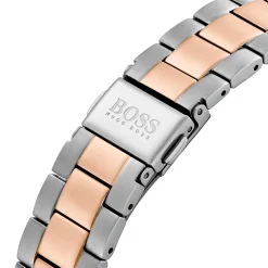 BOSS Novia 38mm Stainless Steel and Rose Gold Tone Ladies Watch
