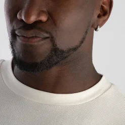 BOSS Odell Silver Hoop Earrings
