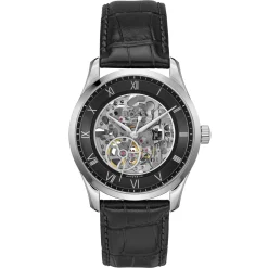 BOSS Principle 41mm Stainless Steel Skeleton Automatic Men’s Watch