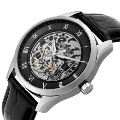 BOSS Principle 41mm Stainless Steel Skeleton Automatic Men’s Watch