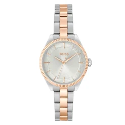 BOSS Sage 32mm Stainless Steel and Rose Gold Tone Ladies Watch