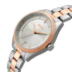 BOSS Sage 32mm Stainless Steel and Rose Gold Tone Ladies Watch