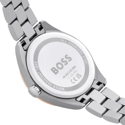 BOSS Sage 32mm Stainless Steel and Rose Gold Tone Ladies Watch