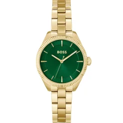 BOSS Sage 32mm Yellow Gold Tone Ladies Watch