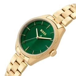 BOSS Sage 32mm Yellow Gold Tone Ladies Watch