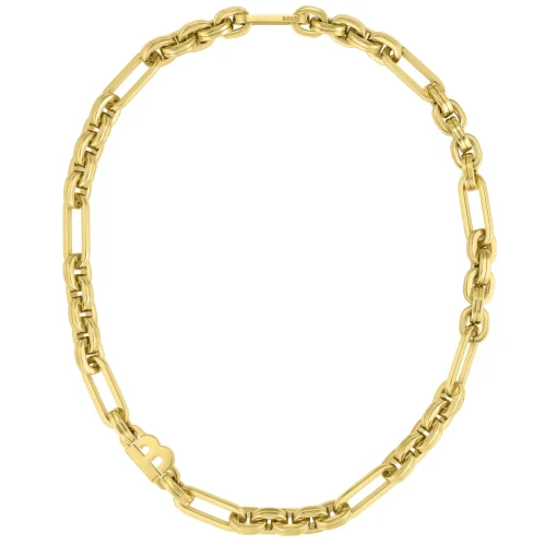 BOSS Yellow Gold Tone Ladies Necklace
