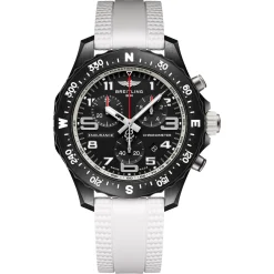 Breitling Endurance Pro 38mm Chronograph White Rubber Strap Ladies Watch