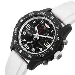Breitling Endurance Pro 38mm Chronograph White Rubber Strap Ladies Watch