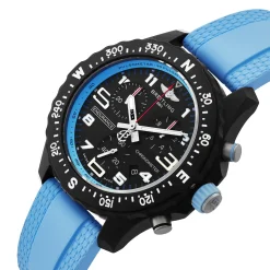 Breitling Endurance Pro 38mm Chronograph Blue Rubber Strap Ladies Watch