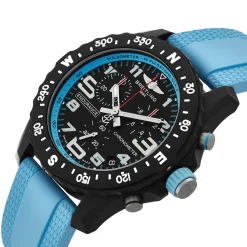 Breitling Endurance Pro 44mm Chronograph Blue Rubber Strap Men's Watch