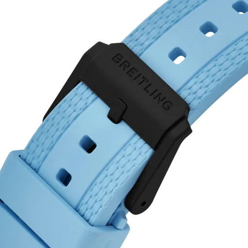 Breitling Endurance Pro 44mm Chronograph Blue Rubber Strap Men's Watch