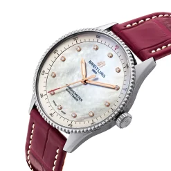 Breitling Navitimer 32mm Mother of Pearl Ladies Watch