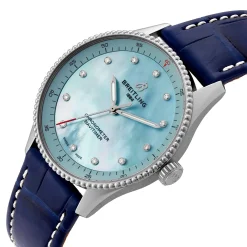 Breitling Navitimer 32mm Mother of Pearl Ladies Watch