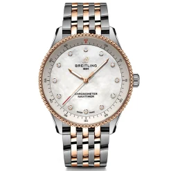 Breitling Navitimer 32mm Stainless Steel and 18ct Rose Gold Ladies Watch