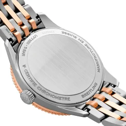 Breitling Navitimer 32mm Stainless Steel and 18ct Rose Gold Ladies Watch